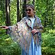 Order Felted shawl My bird made of silk and wool, Boho style. AloraFelt. Livemaster. . Wraps Фото №3