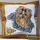 Decorative pillow-batik 'York '. Pictures. Handmade studio - Anna Aleskovskaya. My Livemaster. Фото №4