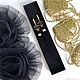 Order Chanel in gold black gold plated silk enamel brush earrings. GolDFenix. Livemaster. . Tassel earrings Фото №3