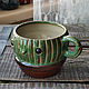 Order  A large mug of cactus in a pot. alisbelldoll (alisbell). Livemaster. . Mugs and cups Фото №3