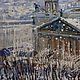 Watercolor painting 'First snow' St. Isaac's Cathedral Landscape. Pictures. Pictures for the soul (RozaSavinova). Online shopping on My Livemaster.  Фото №2
