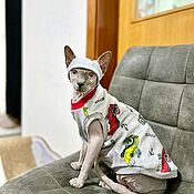 Зоотовары handmade. Livemaster - original item Clothing for cats insulated T-shirt 