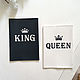 Парные обложки для паспорта "King & Queen/ Короны", Обложка на паспорт, Нижний Новгород,  Фото №1