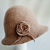 Аксессуары handmade. Livemaster - original item the Cloche hat. Handmade.