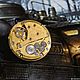 Значки стимпанк "Clock Mechanism Gold", Значок, Саратов,  Фото №1