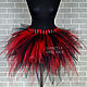 Tutu skirt with train made of tulle Raspberry. Skirts. Shanetka. Online shopping on My Livemaster.  Фото №2