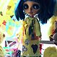 Платье с сердечками для Блайз/Blythe. Одежда для кукол. TashaDollOutfits. Ярмарка Мастеров.  Фото №5