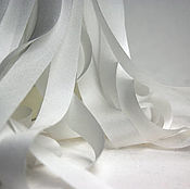Материалы для творчества ручной работы. Ярмарка Мастеров - ручная работа Silk ribbon cut on the bias. Handmade.