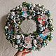 Новогодний Рождественский венок. Интерьерные венки. VS_handmade. Ярмарка Мастеров.  Фото №5