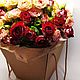 Букет из Розы кустовой 27 шт.в крафт сумке Живые цветы. Букеты. DARK FLORIST Флористика Декор ЦВЕТЫ. Интернет-магазин Ярмарка Мастеров.  Фото №2