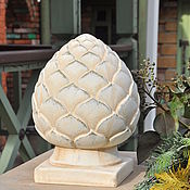 Дача и сад handmade. Livemaster - original item Artichoke Provence made of concrete large 24cm garden Stone Decor. Handmade.