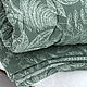 Одеяло стеганое- папоротник зеленый. Одеяла. Текстильный  интерьер. Интернет-магазин Ярмарка Мастеров.  Фото №2