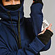 Snowboard hoodie 'Indigo'. Sweater Jackets. BORMALISA. My Livemaster. Фото №4