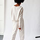 Костюм трикотажный Beige melange. Костюмы. SILVASHI STORE. Ярмарка Мастеров.  Фото №4