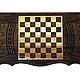 Backgammon carved 'eagle 1' Art. .010. Backgammon and checkers. Gor 'Derevyannaya lavka'. My Livemaster. Фото №4