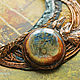 "Russian wolfhound. Autumn" колье. Колье. Julia Chernopazova Art Jewelry. Ярмарка Мастеров.  Фото №5