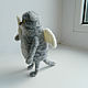 Gato Escocés pliegue 'ángel' con conejito. Stuffed Toys. lilu. Интернет-магазин Ярмарка Мастеров.  Фото №2