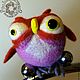 Keychain 'Owlet'. Stuffed Toys. HANDMADE Studio. My Livemaster. Фото №5