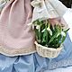 Девочка с подснежниками. Будуарная кукла. alenaklauzner. Ярмарка Мастеров.  Фото №5