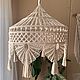 Заказать Абажур макраме. home_macrame (Лидия Юшкова). Ярмарка Мастеров. . Люстры Фото №3