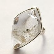 Украшения handmade. Livemaster - original item Ring with rock crystal 