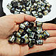 Beads Black Lip Mosaic Cylinder 13h9mm. Beads1. - Olga - Mari Ell Design. Online shopping on My Livemaster.  Фото №2