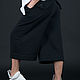 Women's wide trousers, black sport pants-PA0672W3, Pants, Sofia,  Фото №1