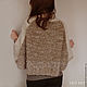 Knitted ponchos for women 'Sand and grass' beige. Ponchos. CUTE-KNIT by Nata Onipchenko. My Livemaster. Фото №6