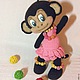 Обезьянка Анфиска. Мягкие игрушки. RRRinka's toys. Ярмарка Мастеров.  Фото №6