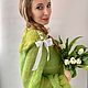 Заказать Джемпер с декором из атласных лент. Мария. Ярмарка Мастеров. . Кардиганы Фото №3
