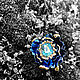 Кольцо "Аквилегия" титан, золото, природный циркон, Кольца, Москва,  Фото №1