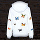 Butterfly hoodie In the snow. Jumpers. decades. Online shopping on My Livemaster.  Фото №2