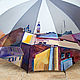 Paraguas: Paraguas pintado a mano ' Techos de San Petersburgo'. Umbrellas. UmbrellaFineArt. Ярмарка Мастеров.  Фото №6