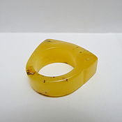 Украшения handmade. Livemaster - original item Amber ring size 19 P-70. Handmade.