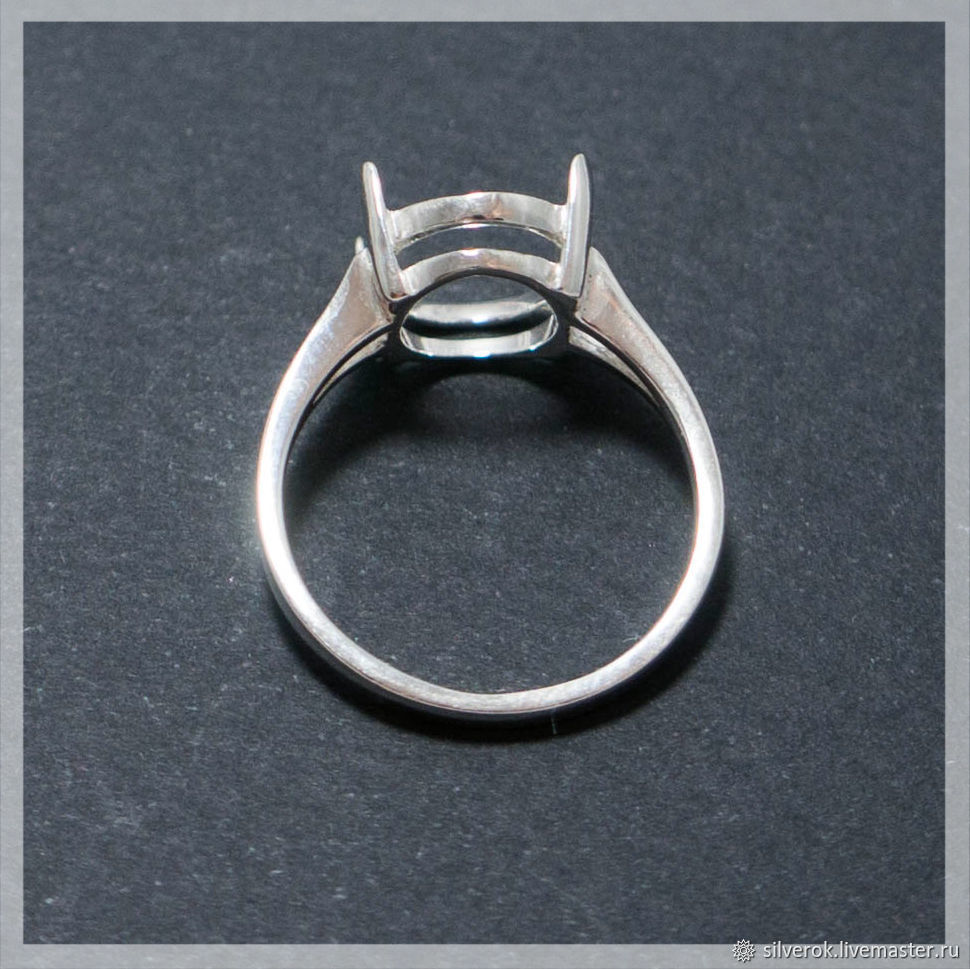Под каст. Под каст. Оправа для камня кольцо. Под каст. Основа под кольцо серебро 925.
