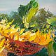 Oil painting sunflowers 40/55 'Sunflowers in the country'. Pictures. Russian Oil Paintings. Online shopping on My Livemaster.  Фото №2