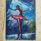 Картины и панно ручной работы. Ярмарка Мастеров - ручная работа Pictures: Ballerina. Handmade.