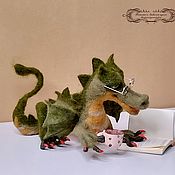 Куклы и игрушки handmade. Livemaster - original item A dragon in a rare free moment. Handmade.