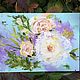 Oil painting with delicate peonies colored on canvas. Pictures. sharaeva-elena. My Livemaster. Фото №6