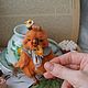 Интерьерная Тедди птичка. Мишки Тедди. «плю́шевая душа» авторские игрушки тедди, куклы (viktoriya-grosheva). Ярмарка Мастеров.  Фото №4