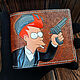 Order Peaky Blinders Meme wallet,Shut up and take my money, Handmade. CrazyLeatherGoods. Livemaster. . Wallets Фото №3