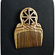 Peine de madera con símbolo de KOLOVRAT. Combs. Magic wood. Online shopping on My Livemaster.  Фото №2