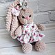 Soft toys: Plush Bunny in a dress. Stuffed Toys. pledzefirka. Online shopping on My Livemaster.  Фото №2