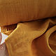 Льняное платье оранжевое с рукавом летнее «Паппая». Платья. LADY SHRI (ОЛЬГА). Ярмарка Мастеров.  Фото №4