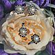 Комплект с сапфирами и жемчугом. Комплекты украшений. Jewelry fashion. Ярмарка Мастеров.  Фото №5