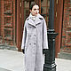 Заказать ЛЁГКАЯ Двубортная Шубка Oversize (Меховое Пальто) из натурального меха. Da-stydio. Ярмарка Мастеров. . Шубы Фото №3