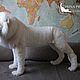 Белый лев. Подвижная мягкая игрушка.(работа сделана на заказ). Мягкие игрушки. Реалистичные игрушки.Ирина Простова. Интернет-магазин Ярмарка Мастеров.  Фото №2