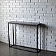 Консольный стол "Marble Dark Gray", Столы, Москва,  Фото №1