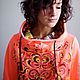 Sweatshirt Orange. Sweater Jackets. BORMALISA. My Livemaster. Фото №5