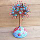Order Turquoise tree 'Turquoise obsession' on the sphere. irina-taranenko. Livemaster. . Trees Фото №3